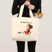 Ik hou van Ierse dans Grote Tote Bag (Voorkant (product))