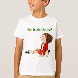 Ik hou van Ierse dans T-shirt