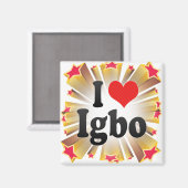 Ik hou van Igbo Magneet (Voorkant / Achterkant)
