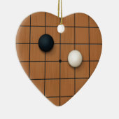 Ik hou van Igo Custom Heart Keramisch Ornament (Rechts)
