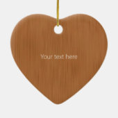 Ik hou van Igo Custom Heart Keramisch Ornament (Achterkant)