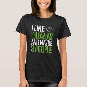 Ik hou van Iguanas... misschien herstellen mensen T-shirt