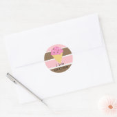 Ik hou van ijs ronde sticker (Envelop)