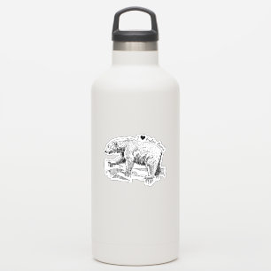Ik hou van ijsberen sticker