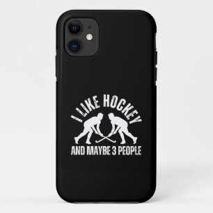 IK HOU VAN IJSHOCKEY EN MISSCHIEN 3 MENSEN Case-Mate iPhone CASE