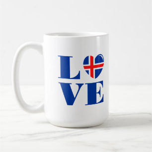Ik hou van IJsland Koffiemok