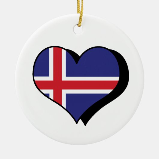 Ik hou van IJsland Ornament (Voorkant)