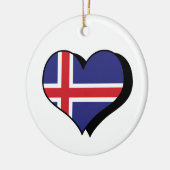 Ik hou van IJsland Ornament (Links)