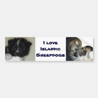 Ik hou van IJslandse schapen Bumpersticker