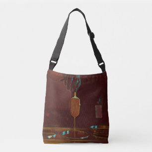 Ik hou van ijspaprika crossbody tas