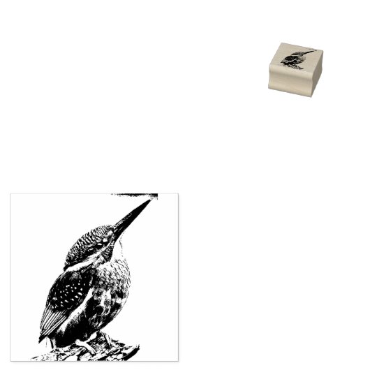 Ik hou van ijsvis rubberstempel (Gestempeld)