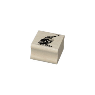 Ik hou van ijsvogel rubberstempel