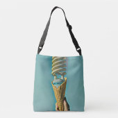 Ik hou van ijswerk crossbody tas (Achterkant)