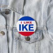 Ik hou van Ike Campaign Button (In situ)