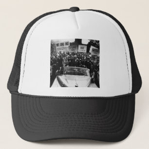 Ik hou van Ike Dwight D. Eisenhower-campagne Trucker Pet