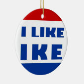 Ik hou van Ike Keramisch Ornament (Rechts)