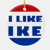 Ik hou van Ike Keramisch Ornament (Achterkant)