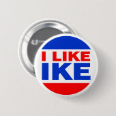 Ik hou van Ike Ronde Button 5,7 Cm (Voorkant /achterkant)