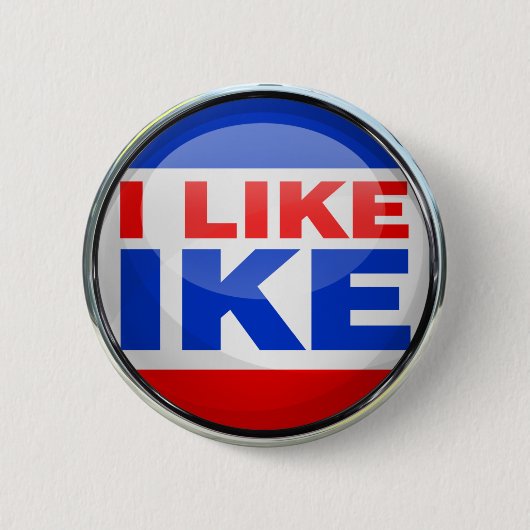 Ik hou van Ike Ronde Button 5,7 Cm (Voorkant)