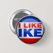 Ik hou van Ike Ronde Button 5,7 Cm (Voorkant /achterkant)