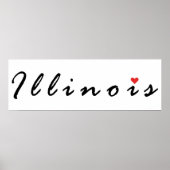Ik hou van Illinois Poster (Voorkant)