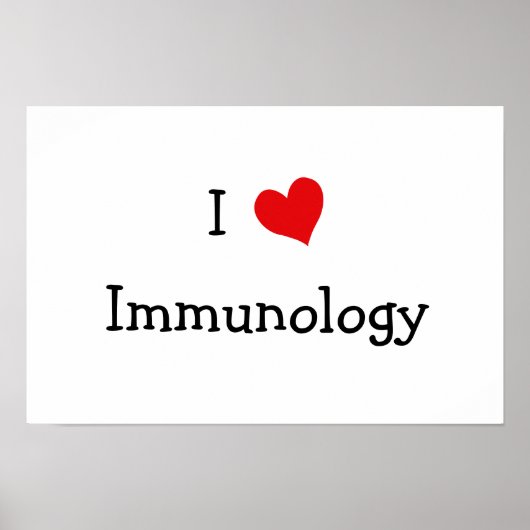 Ik hou van immunologie poster (Voorkant)