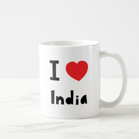 Ik hou van India Koffiemok (Rechts)