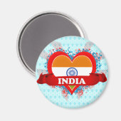  ik hou van india magneet (Voorkant / Achterkant)
