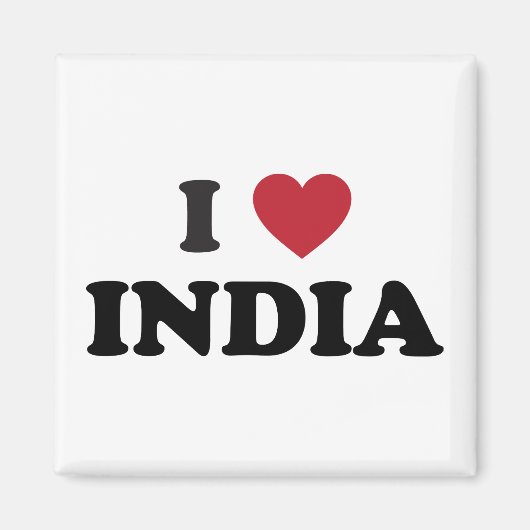 Ik hou van India Magneet (Voorkant)