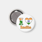 Ik hou van India magnet (Voorkant / Achterkant)