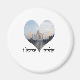 Ik hou van India met Taj Mahal Magneet