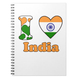 Ik hou van India Notitieboek