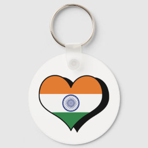 Ik hou van India Sleutelhanger