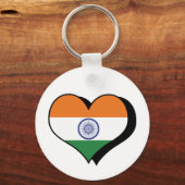 Ik hou van India Sleutelhanger (Voorkant)