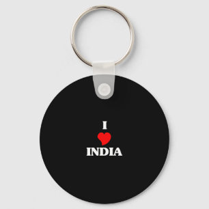 Ik hou van India Sleutelhanger