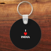 Ik hou van India Sleutelhanger (Voorkant)