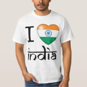 Ik hou van India T-shirt (Voorkant)