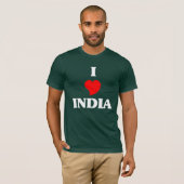 Ik hou van India T-shirt (Voorkant volledig)