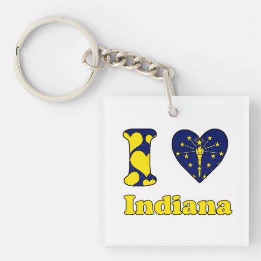 Ik hou van Indiana Sleutelhanger (voorkant)