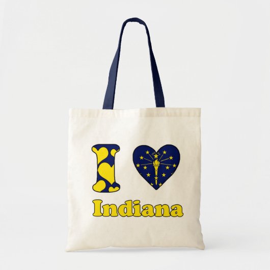 Ik hou van Indiana Tote Bag (Voorkant)
