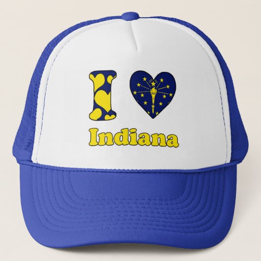 Ik hou van Indiana Trucker Pet (Voorkant)