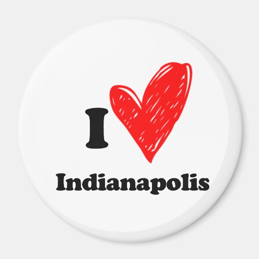 Ik hou van Indianapolis Magneet (Voorkant)