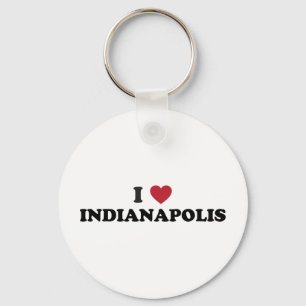 Ik hou van Indianapolis Sleutelhanger