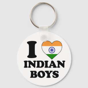 Ik hou van Indiase jongens Sleutelhanger