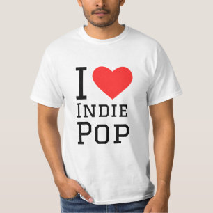 Ik hou van indie pop t-shirt