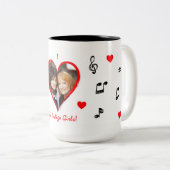 Ik hou van indigo meisjes tweekleurige koffiemok (Voorkant rechts)