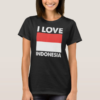 Ik hou van Indonesië ik hoor de familie Indonesië  T-shirt