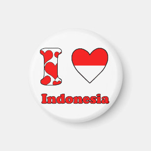 Ik hou van Indonesië magnet
