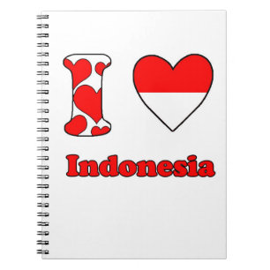 Ik hou van Indonesië Notitieboek