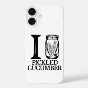 Ik hou van ingelegde komkommer - Vintage Pickle Ko iPhone 16 Hoesje